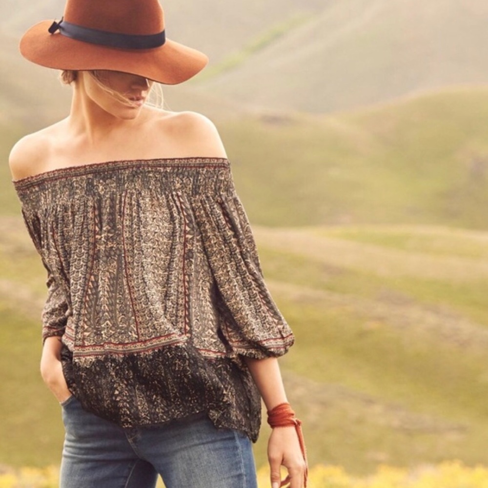 Anthropologie Augusta Top- Size XS